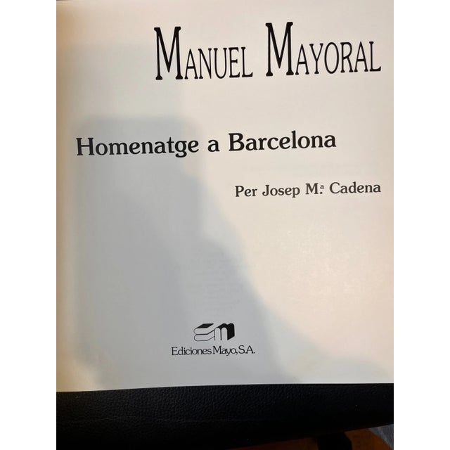 Up for sale is Barcelona vista per Manuel Mayoral by Josep Mª Cadena, published by Ediciones Mayo, S.A. This rare,...