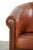 Sheepskin Club Armchair In Warm Cognac Color For Sale - Image 10 of 13
