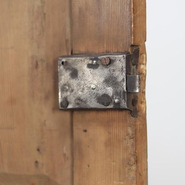 Antique Swedish Folk Art Painted Corner Cabinet, 1840 For Sale - Image 9 of 15