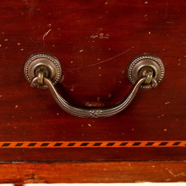 20th Century English Desk with Maple Details For Sale - Image 9 of 11