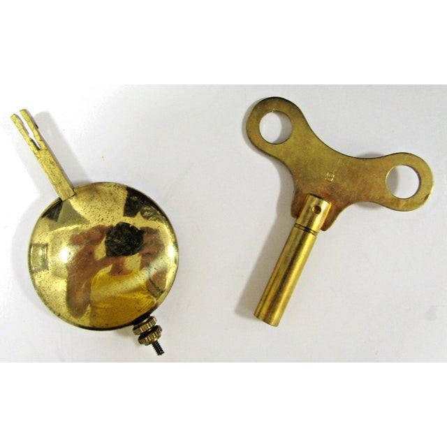 Antique 1931 German Junghans Pfeilkreuz Coromandel Mantel Clock 8 Day Bauhaus For Sale - Image 16 of 16