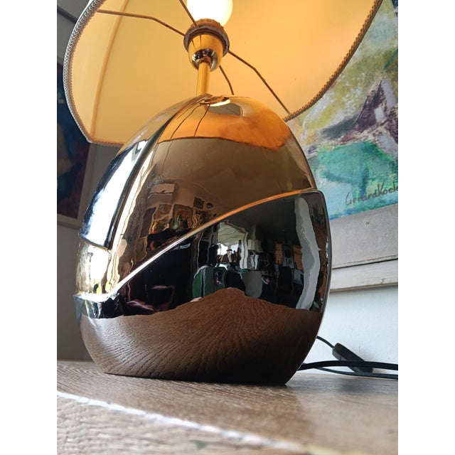 French Ceramic Table Lamp, 1980s For Sale - Image 10 of 17