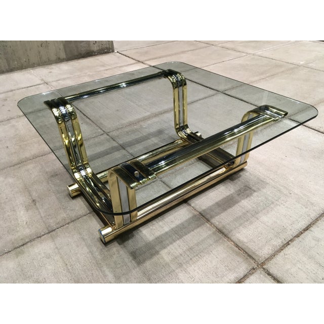 Metal Mid-Century Modern Romeo Rega Style Coffee Table Manner of Dia For Sale - Image 7 of 12