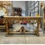 French Louis XVI Console Table – Marble Top With Elegant Gold Leaf Details For Sale - Image 11 of 11