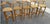 Danish Gangso Mobler Bar Stools. Set of (4), *5 optional at no charge. Is missing to piece. Danish Modern teak bar stools....