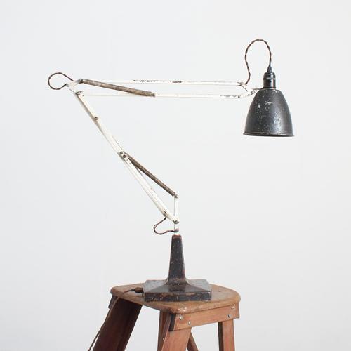An early scarcely found original Anglepoise lamp By Herbert Terry and Sons, Model 1208, A design classic desk lamp with a...