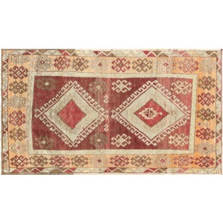 1960s Turkish Oushak Rug For Sale