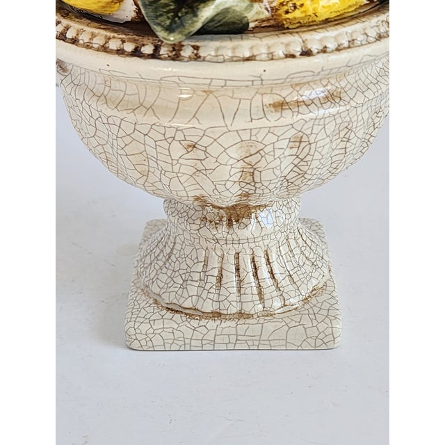 Vintage Lemon Ceramic Topiary For Sale - Image 11 of 12