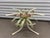 Ivory Vintage 1960's Italian Toile Foral Metal Coffee Table Base For Sale - Image 8 of 9