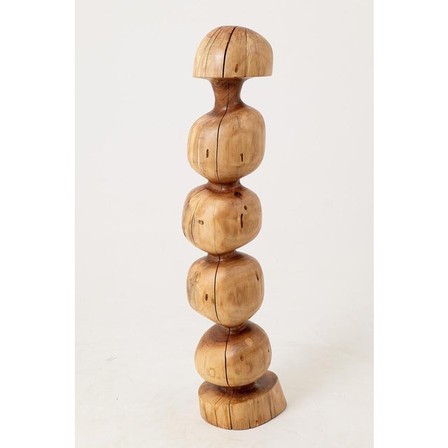 Still Stand Abstract Wood Sculpture by Logniture For Sale - Image 8 of 9