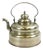 Art Deco Nickled Brass Kettle, 1930s For Sale