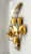 Vintage Italian Gilt Tole Floral Wall Sconces, Pair With White Trumpet Flowers – Hollywood Regency / Italian Provincial For Sale - Image 14 of 15
