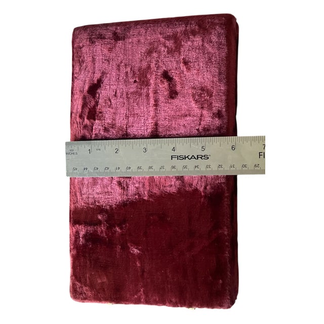 Vintage Solid Brass Magnifying Glass and Letter Opener Set in Red Velvet Case For Sale - Image 9 of 10