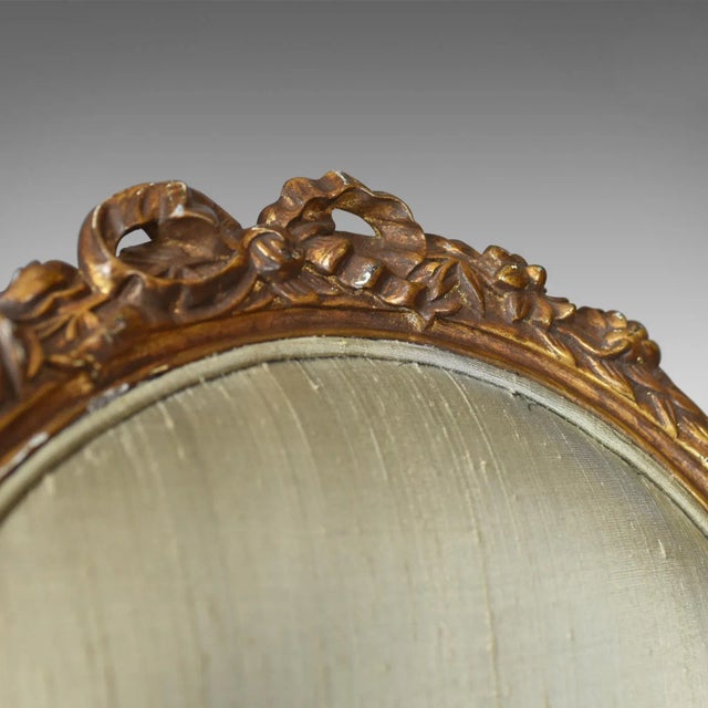 Mid 20th Century French Gilt Wood Salon Chair For Sale - Image 6 of 10