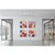 A vibrant and sophisticated collection of four botanical photograph prints that reinterprets the timeless beauty of...