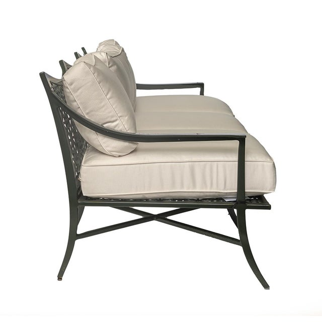 Hickory Chair Furniture Company Hickory Chair Haret Outdoor Sofa For Sale - Image 4 of 5