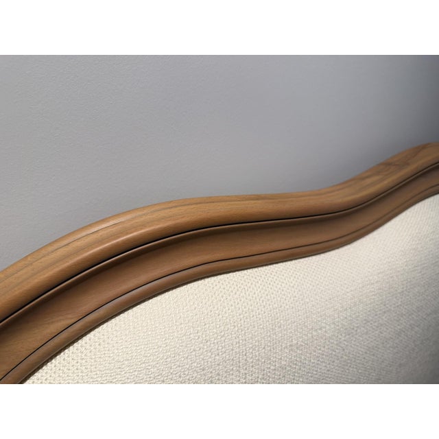 French Upholstered Rose Bed For Sale - Image 9 of 14