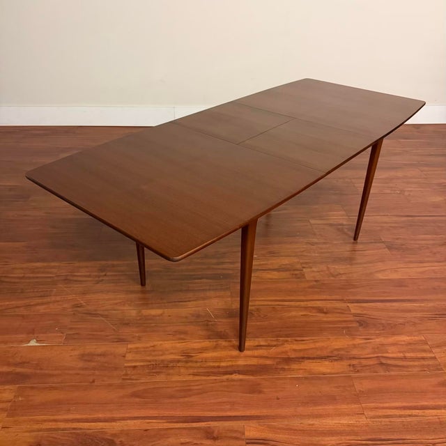 Mid 20th Century A.h. McIntosh Teak Butterfly Leaf Dining Table For Sale - Image 5 of 11