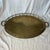 Brass Faux Bamboo Handled Serving Drinks Trays 1950s - Pair For Sale - Image 4 of 8
