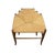 Textile Vintage Mid Century Piazza Original Italian Set of 3 Rush Seat Nesting Stools/Tables, Attributed to Gio Ponti For Sale - Image 7 of 17