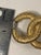1970s Crown Trifari Textured Gold Link Bracelet For Sale - Image 13 of 14