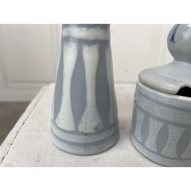 Vallauris Table Set by Roger Capron, 1950s, Set of 3 For Sale - Image 3 of 7