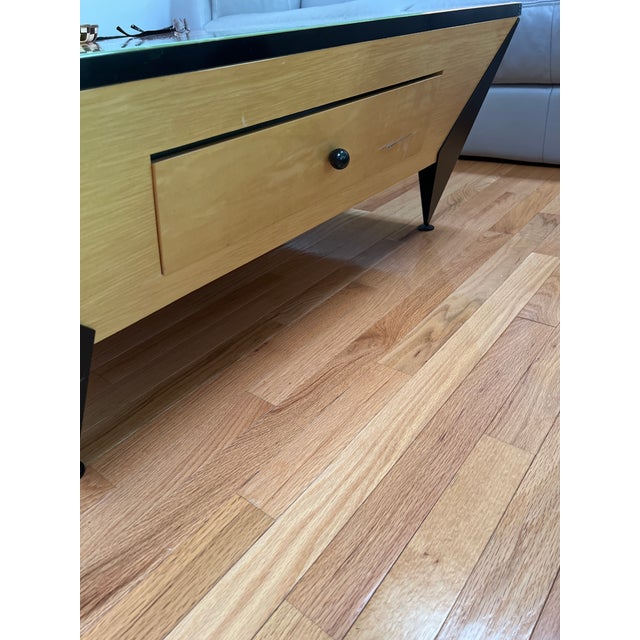 1990’s Postmodern Benjamin Le Coffee Table and Side Table For Sale In Rochester - Image 6 of 6