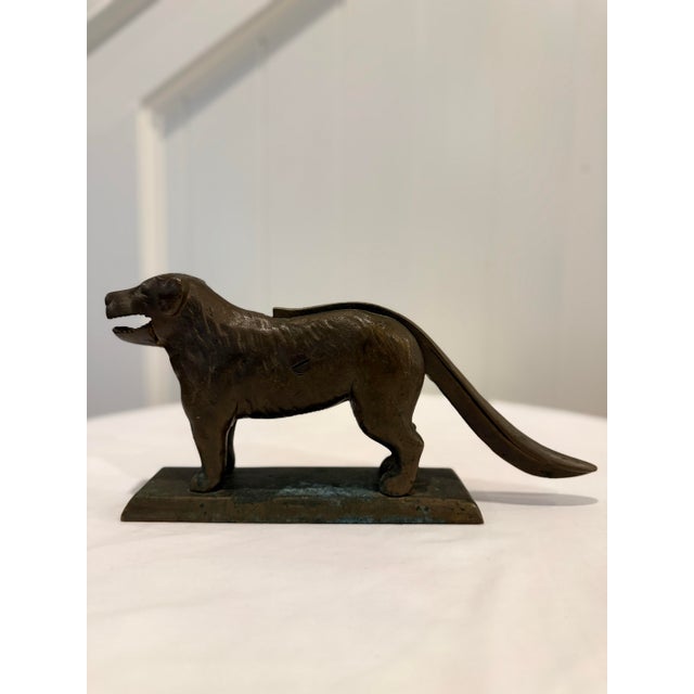Early 20th Century Antique American Cast Iron Figural Dog Nutcracker, Early 1900s For Sale - Image 5 of 10