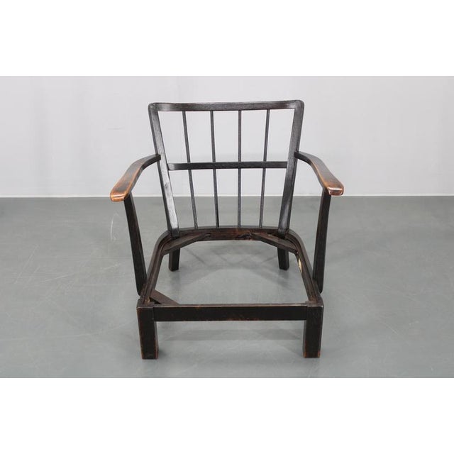 Czechoslovakian Armchair from Thonet, 1940s For Sale - Image 9 of 12