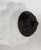 Vintage Style Double Glass Wall Sconce With Black Metal Detailing For Sale - Image 4 of 6