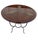 Wood Jonathan Charles Walnut Bistro Side Table - Anvil Collection Showroom Sample For Sale - Image 7 of 12