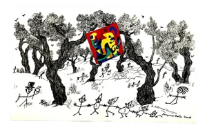 Joan Miro - The Party - Original Lithograph 1956