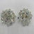 Weiss 1960s Lois Ann Signed Aurora Borealis & Seed Bead Burst Cluster Clip Earrings - 2 Pieces For Sale - Image 4 of 10
