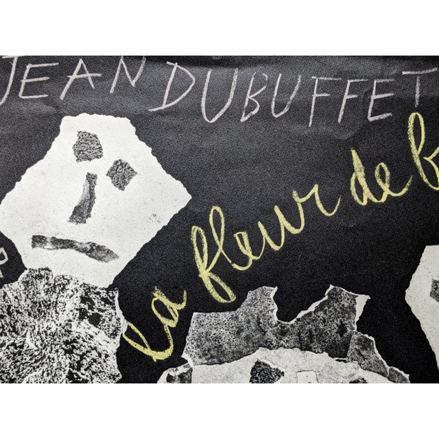 Jean DUBUFFET - Composition with personnages, Lithograph poster signed in the plate, 1960. Rare lithograph for the...