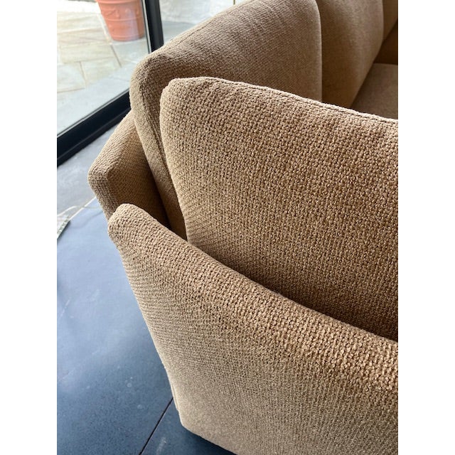 Milo Baughman for Thayer Coggin Unusual Milo Baughman Sectional Sofa For Sale - Image 4 of 7