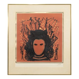 Salvador Dali the Watcher (Knights of the Realm) 1972 Signed Lithograph 227/350 For Sale