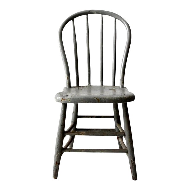 Antique Spindle Back Farmhouse Chair Chairish