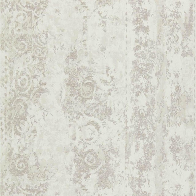 Harlequin Pozzolana Wallpaper in Alabaster - a Sample For Sale