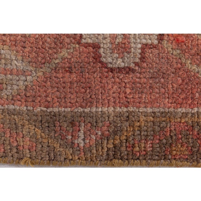 Textile Antique Turkish Oushak Rug For Sale - Image 7 of 13