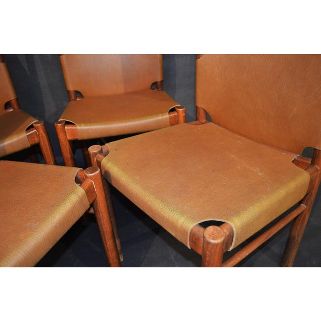 Dining Chairs by Janez Lajovic for Hotel Prisank and Ski Resort Kranjska Gora, 1962, Set of 4 For Sale - Image 14 of 15