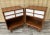 A Pair of Fully Refinished Mid Century Modern Nightstands by Royal Palm Furniture. Circa 1960s. Feature a quintessential...