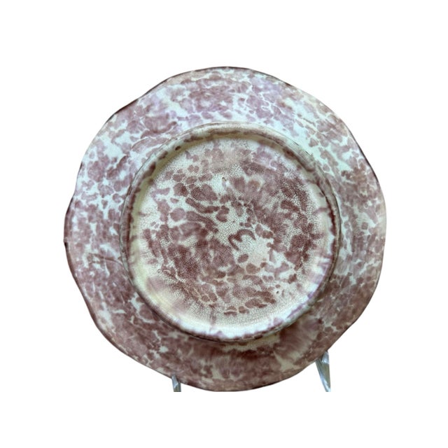 Majolica Antique 19th Century Grape Leaf Plate For Sale - Image 4 of 14