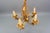 Italian Hollywood Regency Style Five-Light Chandelier in Gilt Metal, 1970s For Sale - Image 11 of 18