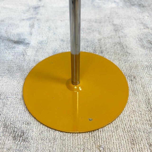 Yellow Mustard Enamelled Metal and Aluminium Adjustable Desk Lamp from Prova, Italy, 1970s For Sale - Image 8 of 11