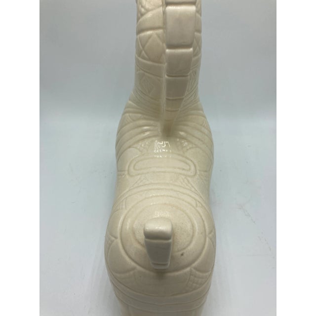 White Vintage Italian Ceramic Horse For Sale - Image 8 of 13