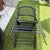 Early 21st Century Mid Century Vintage Chinoiserie Black Painted Bamboo Folding Chair For Sale - Image 5 of 6
