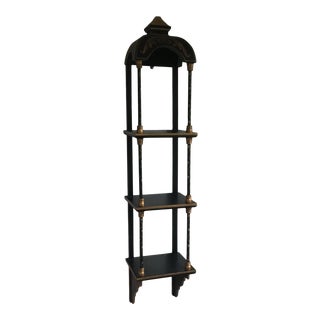 Decorative Chinoiserie Style Hanging Wall Shelf For Sale