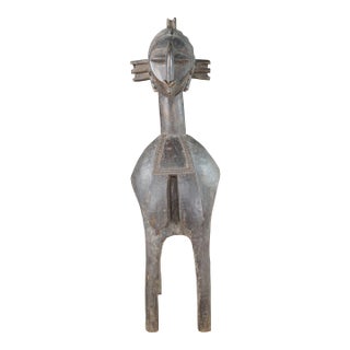 Monumental Baga Nimba Guinea African Tribal Shoulder Mask Headdress 71" For Sale
