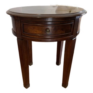 Early 20th Century Inlaid Walnut Side or Center Lamp Table For Sale