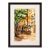 Late 20th Century Signed by Unidentified Artist - Street Café Scene, Watercolor on Paper For Sale